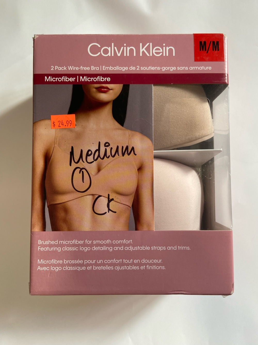 2 brand new medium Calvin Klein bras